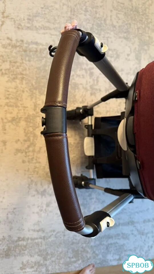 Коляска bugaboo bee 5 бордовая фото 6
