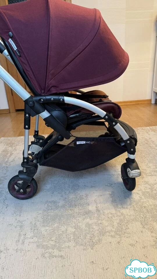 Коляска bugaboo bee 5 бордовая фото 7