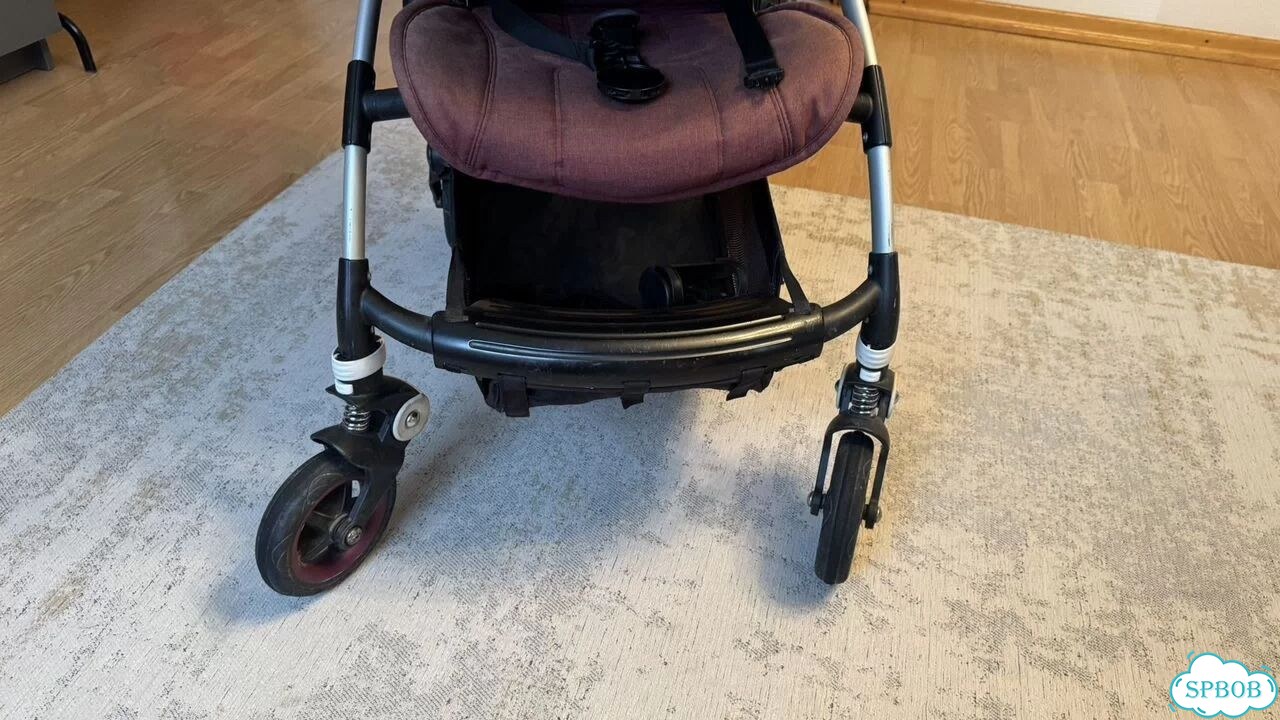 Коляска bugaboo bee 5 бордовая фото 8