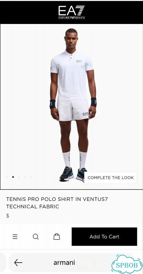 Emporio Armani EA7 Ventus7, новое поло оригинал фото 5