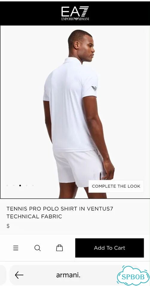 Emporio Armani EA7 Ventus7, новое поло оригинал фото 6
