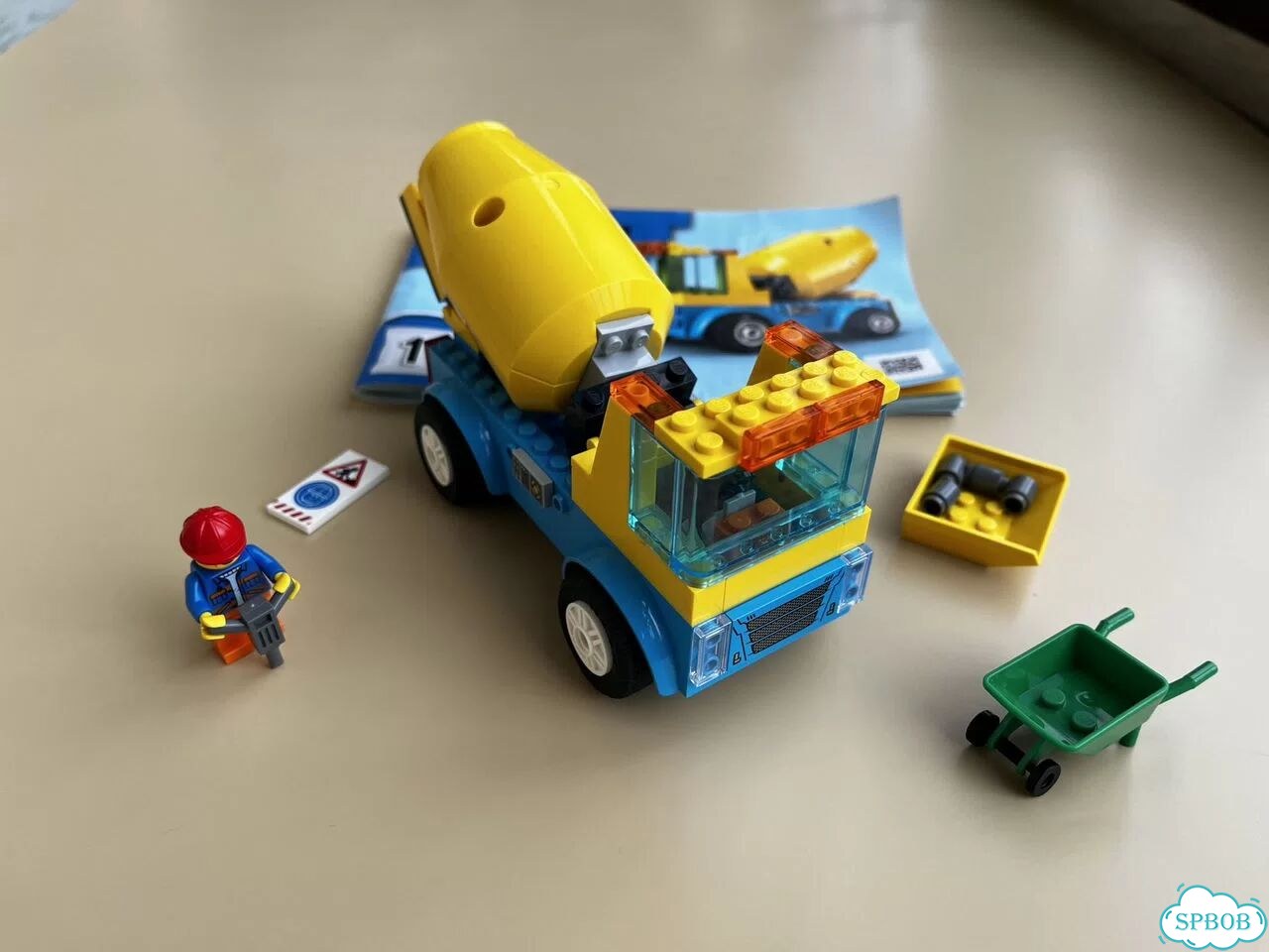 Lego city конструктор бетономешалка оригинал фото 2