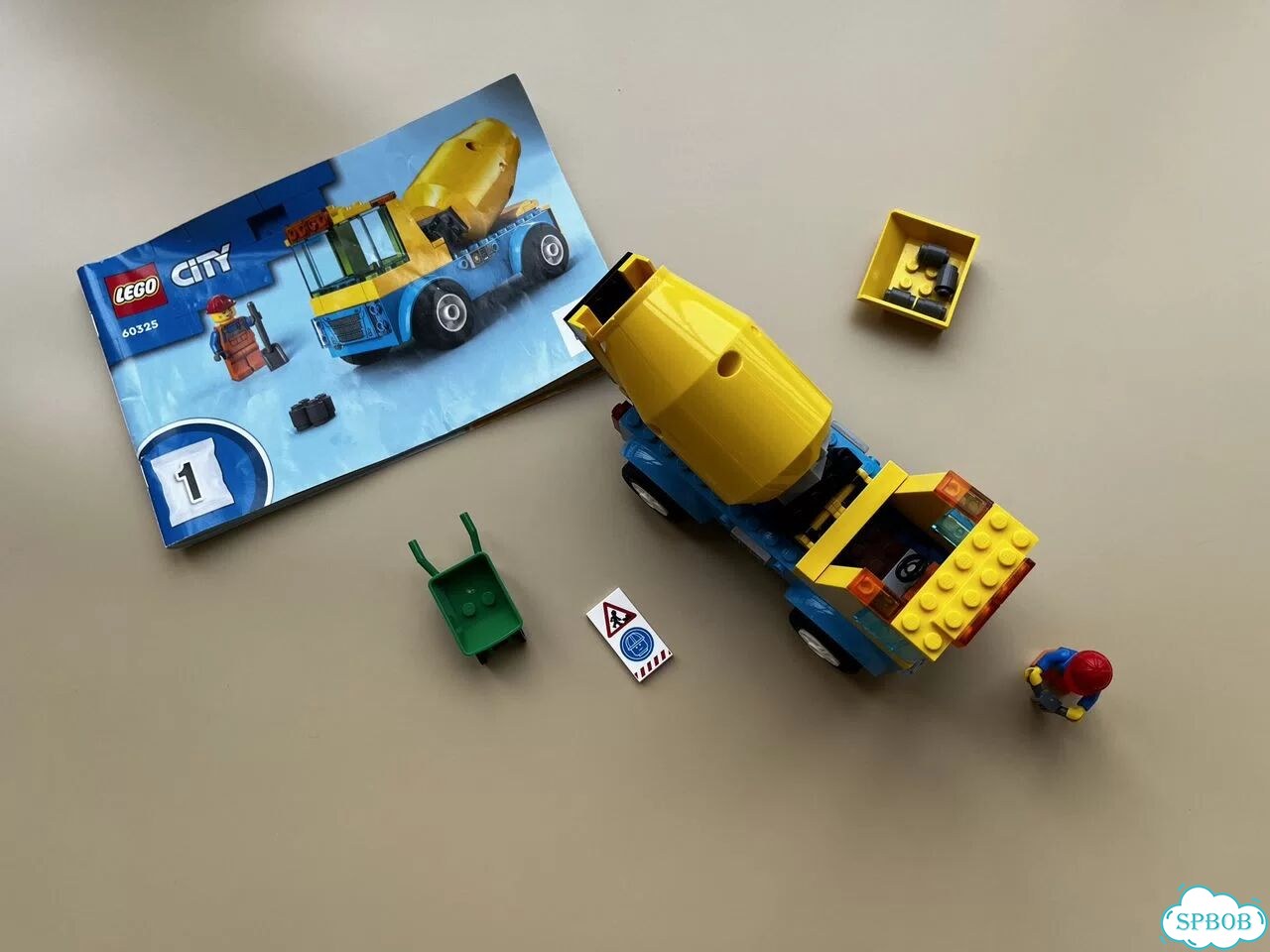 Lego city конструктор бетономешалка оригинал фото 3