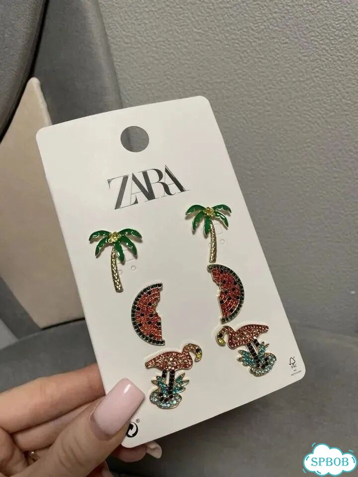 Новые серьги zara оригинал фото 6