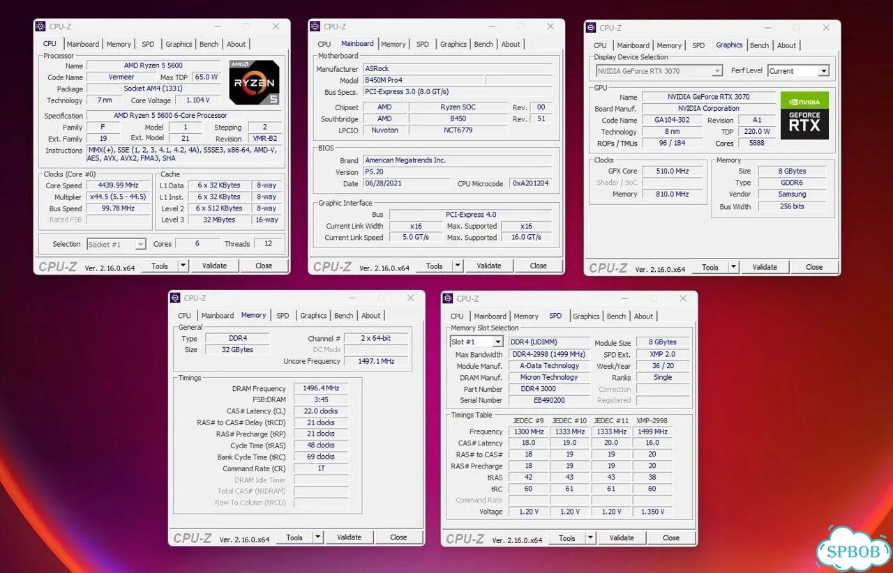 Игровой пк Ryzen 5 5600/RTX 3070, 32/750gb фото 4