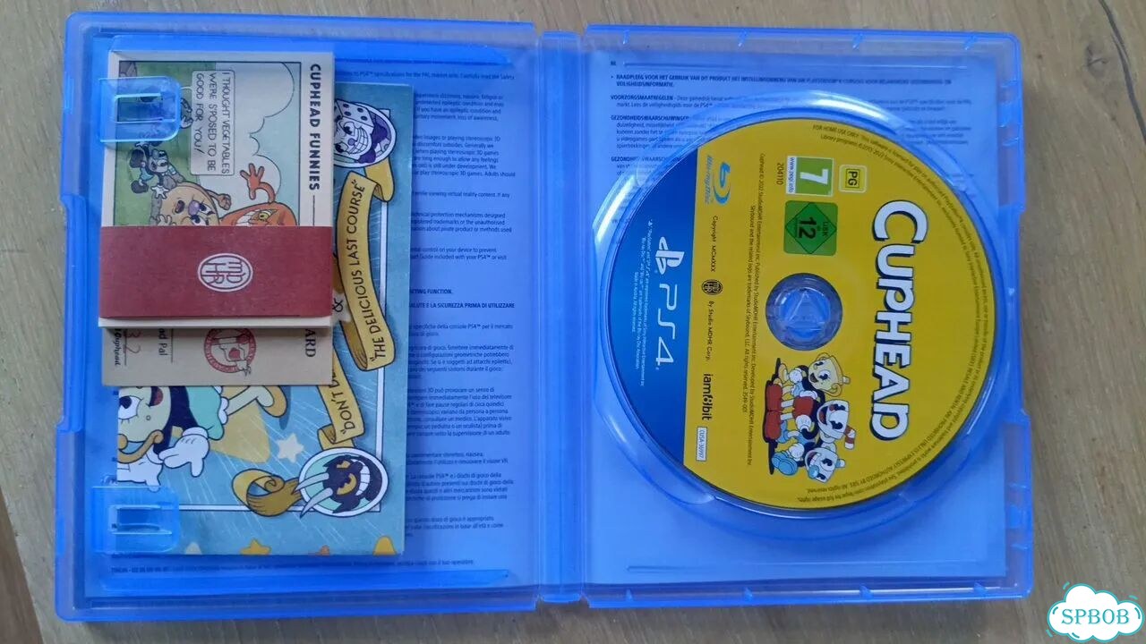 Cuphead ps4 диск фото 3