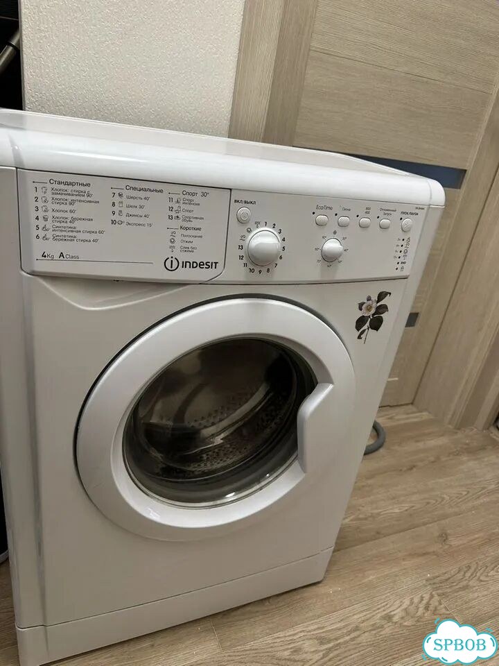 Стиральная машина indesit 4 кг узкая фото 1
