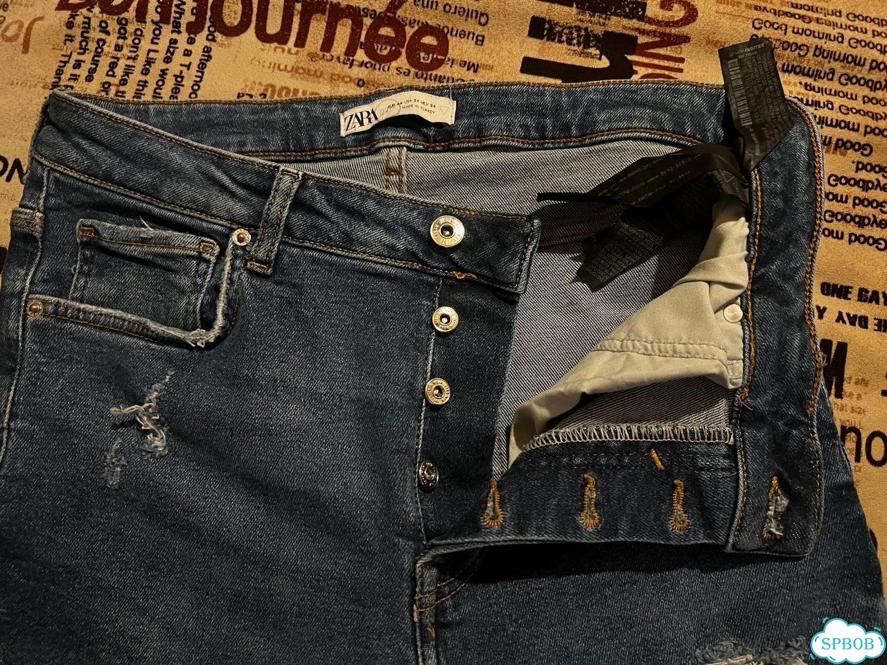 Джинсы zara оригинал фото 3