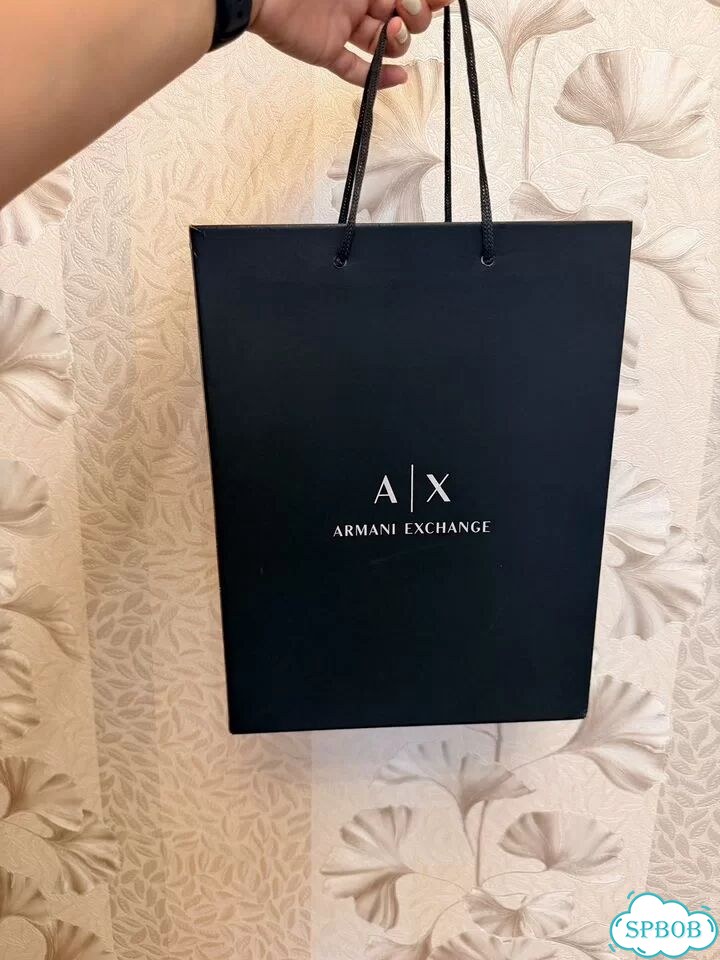 Коробка пакет для обуви armani exchange фото 1