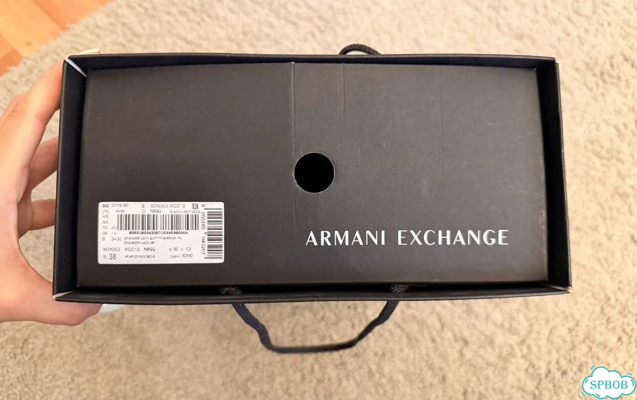 Коробка пакет для обуви armani exchange фото 4