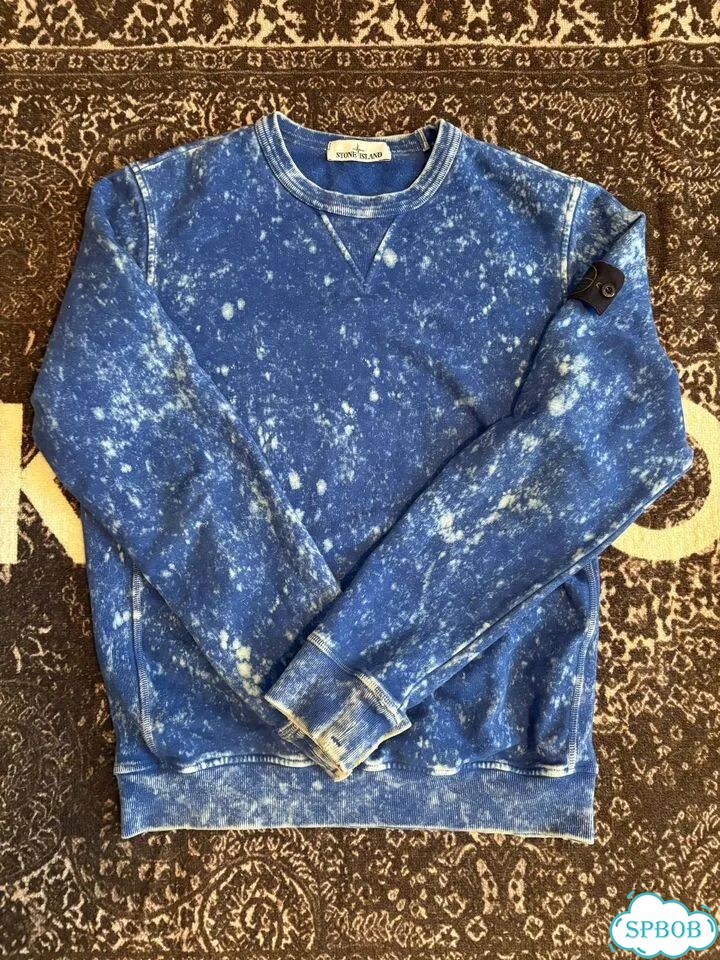 Stone island off dye синий свитшот фото 5