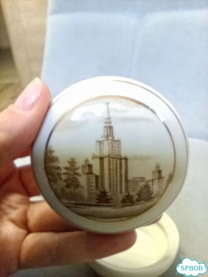 Солонка фарфор винтаж СССР фото 4