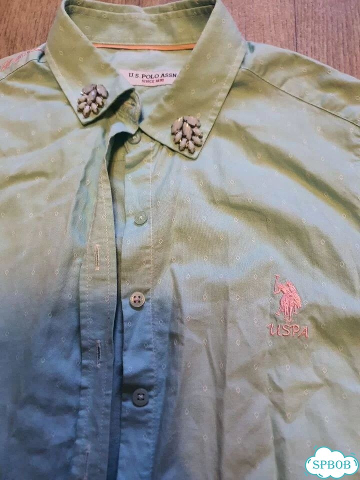 Рубашка женская us polo фото 2