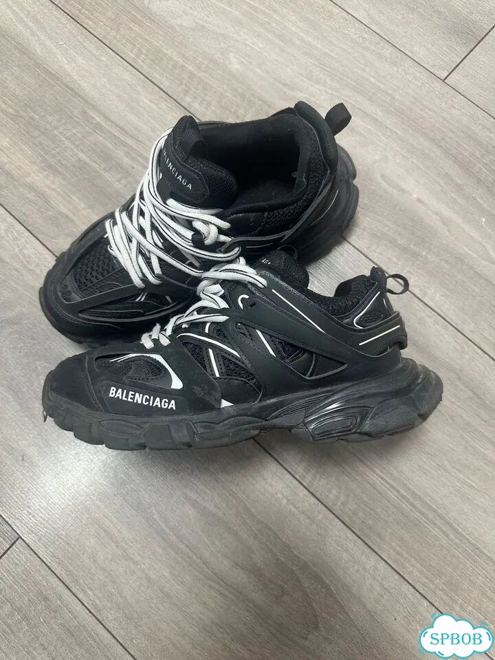 Balenciaga track 1 black white фото 2