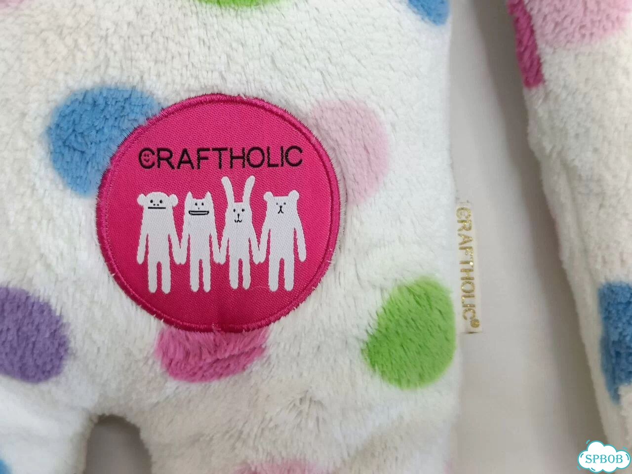 Большой зайка полька дот Craftholic 100 см фото 6