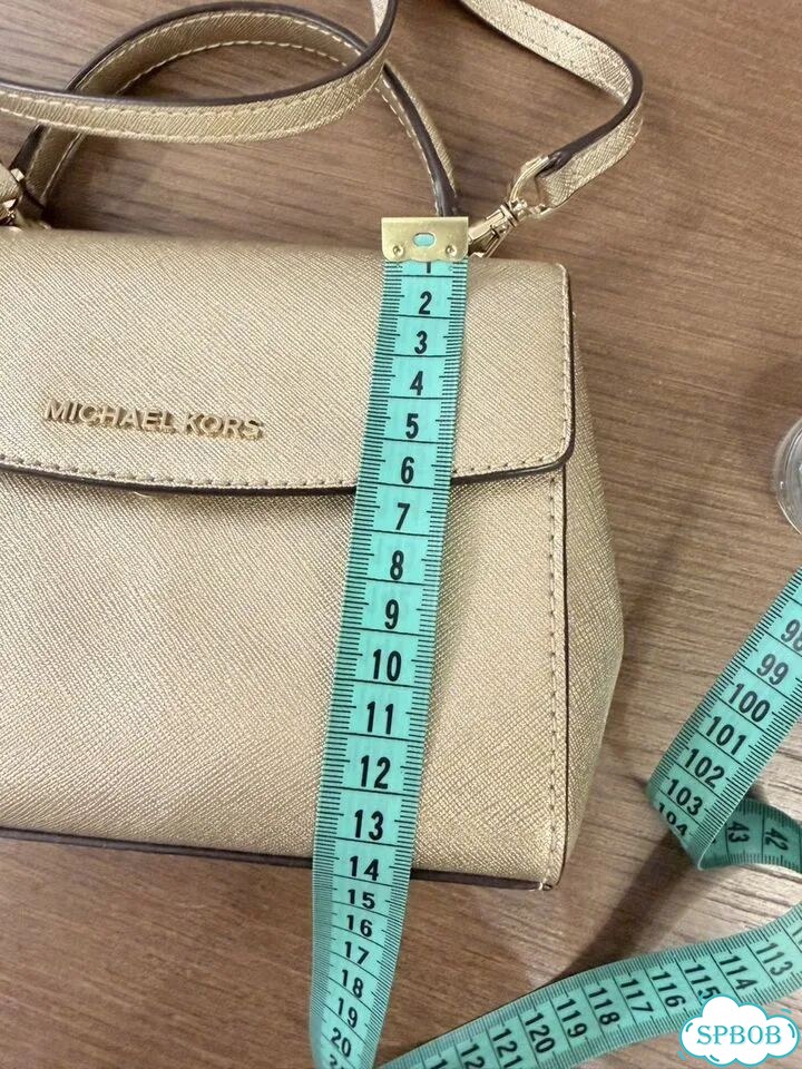 Сумка michael kors кроссбоди золотая майкл корс фото 3