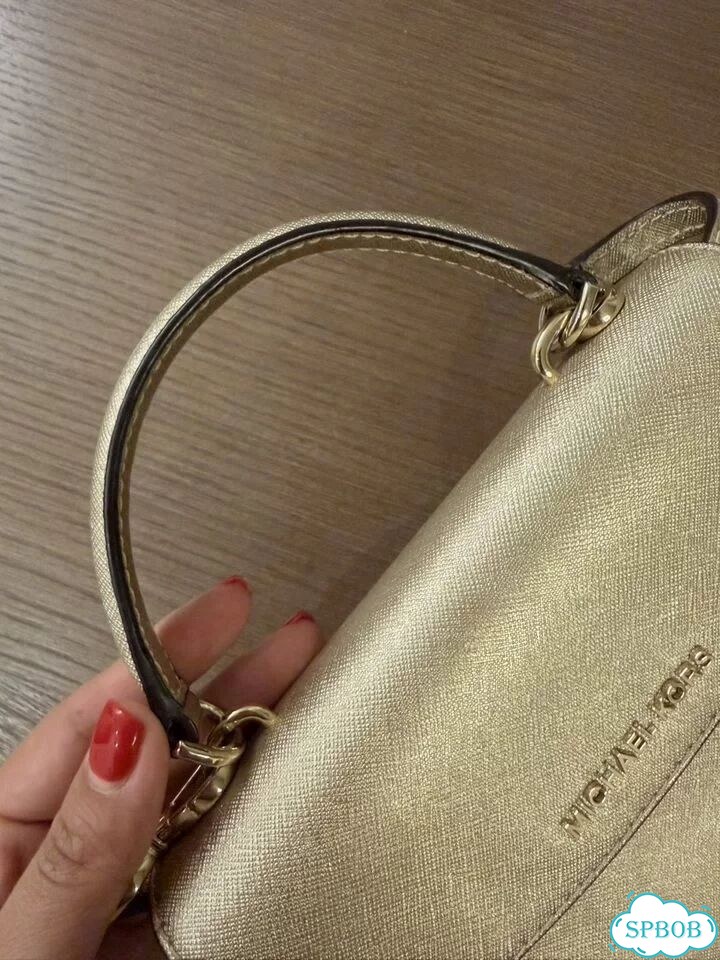 Сумка michael kors кроссбоди золотая майкл корс фото 7