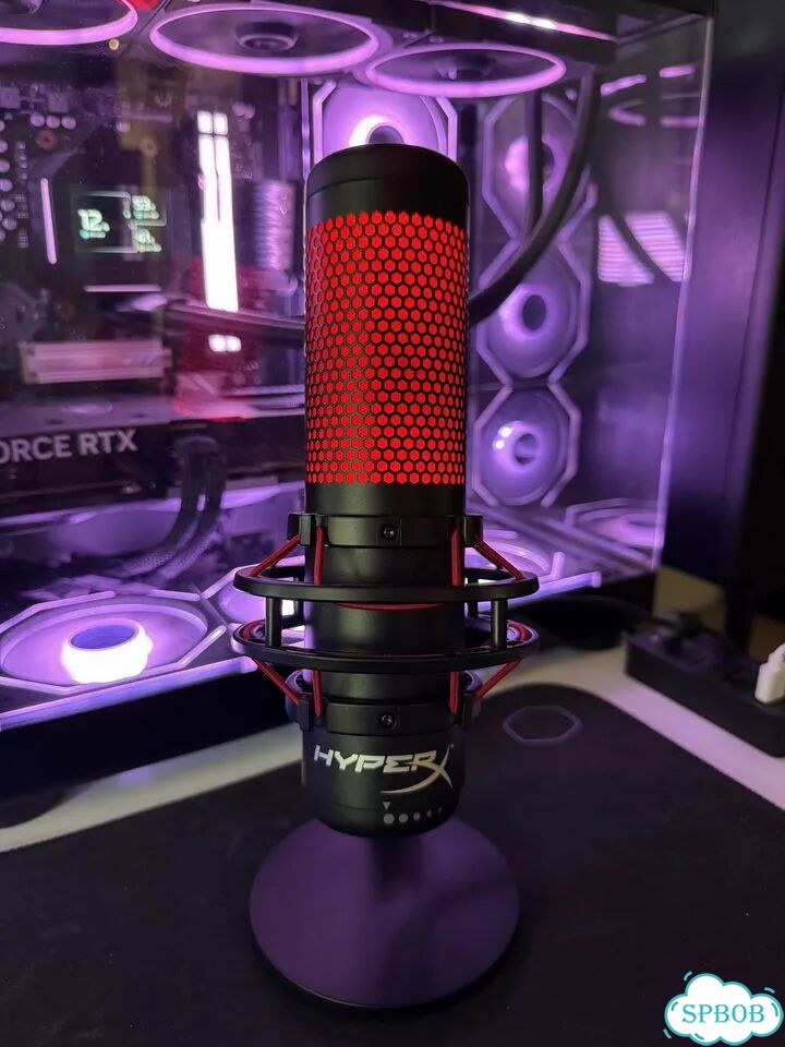 Микрофон hyperx quadcast черный фото 1