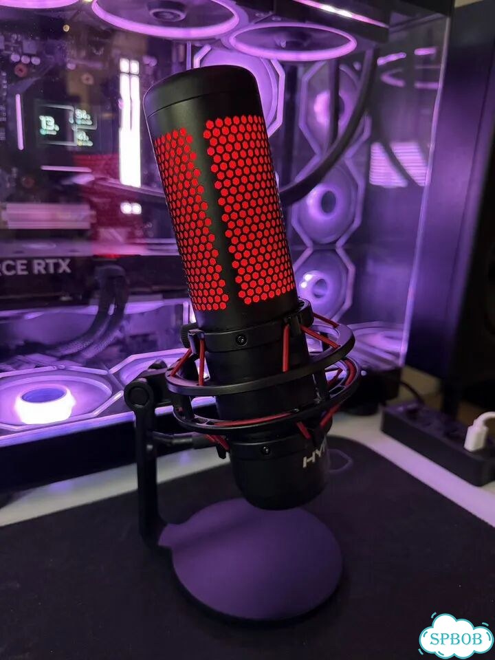 Микрофон hyperx quadcast черный фото 2