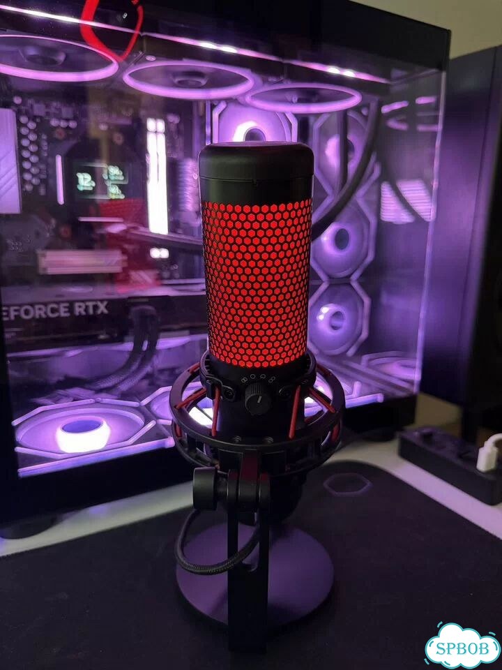 Микрофон hyperx quadcast черный фото 3