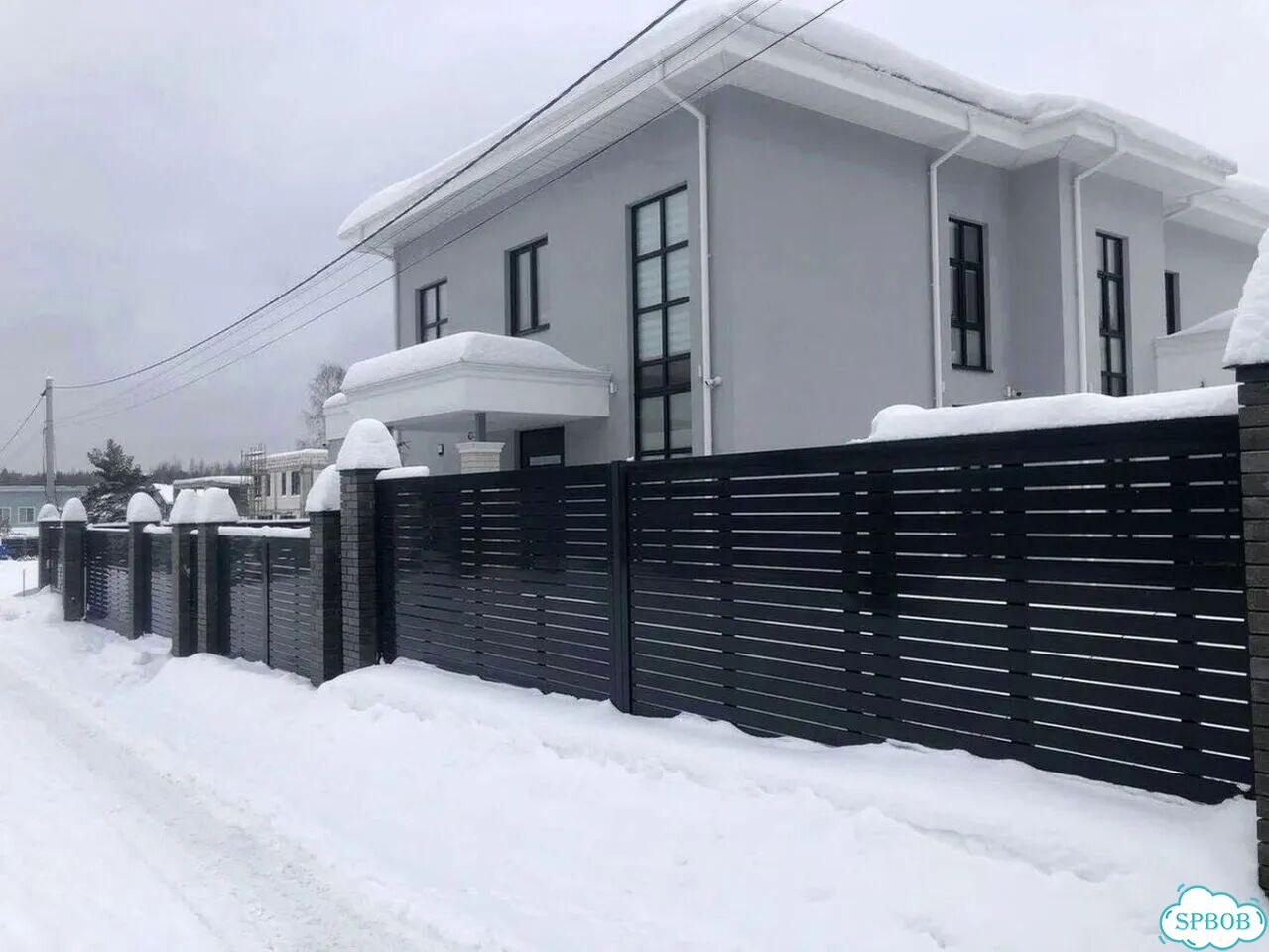 Монтаж забора ранчо фото 5