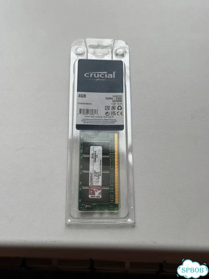 Оперативную память Crucial 4GB DDR4-2400 фото 1
