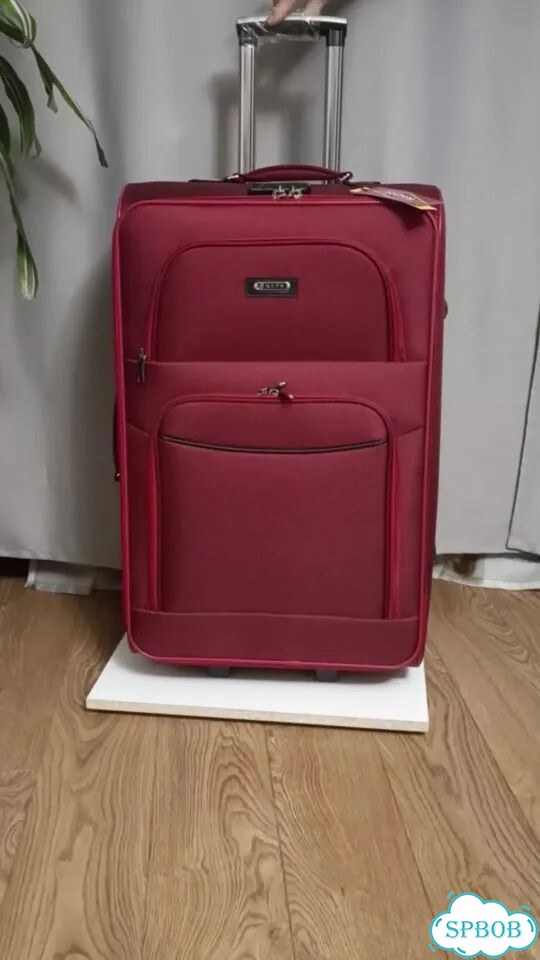 Чемодан L+ на 2х колесах Rion (R459) бордовый фото 1