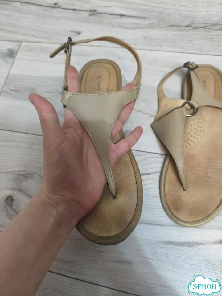 Сандалии босоножки gant 39 р нат. кожа оригинал фото 2
