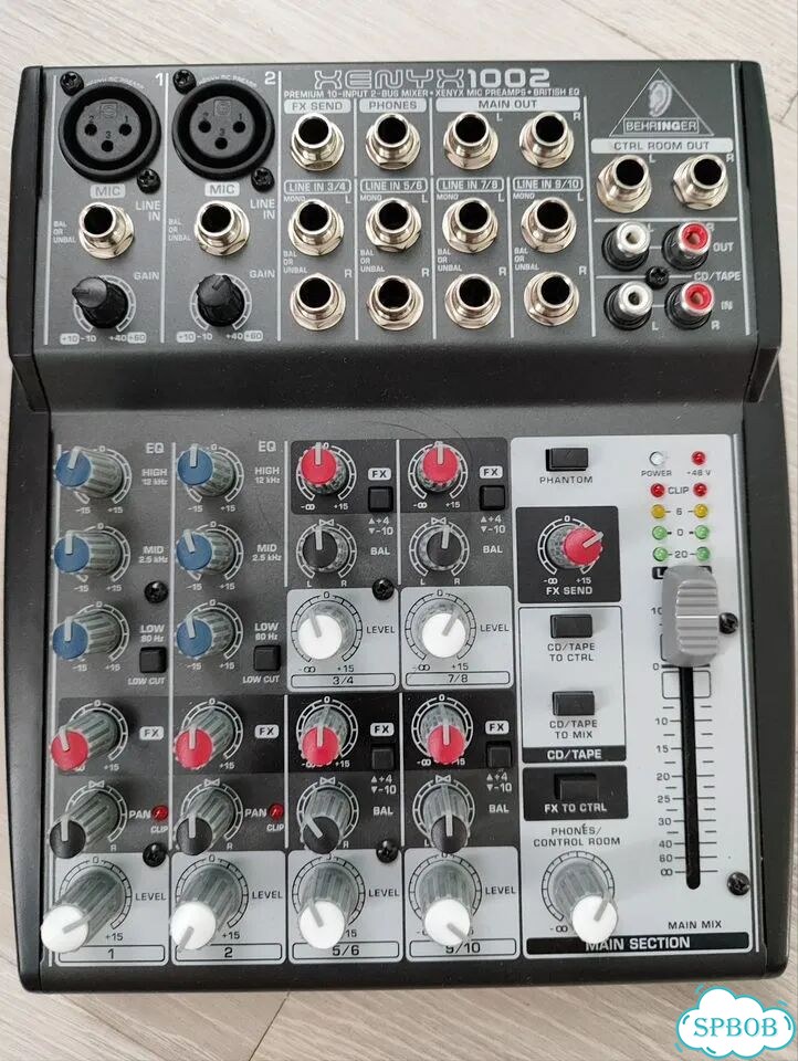 Микшерный пульт behringer xenyx 1002 фото 1