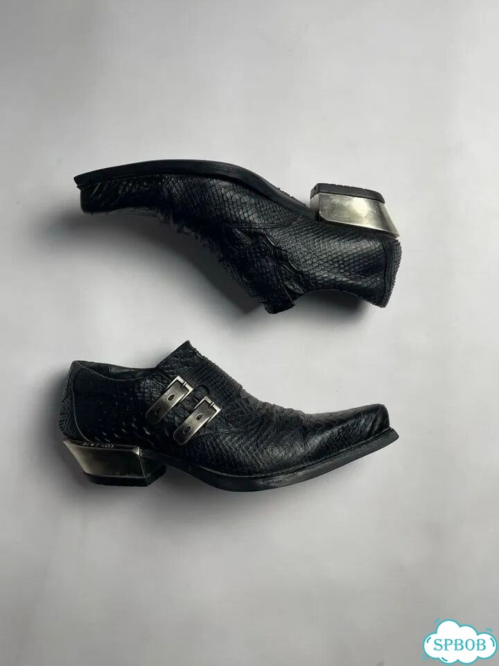 New Rock Казаки питон steel heel винтаж оригинал фото 1