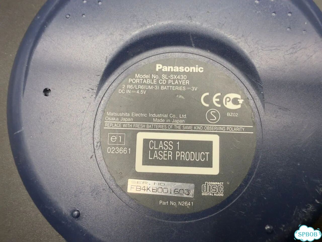 Cd mp3 плеер panasonic sl - sx430(запчасти) фото 2