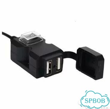 USB зарядка на руль MolangDao 3021 в мото фото 1