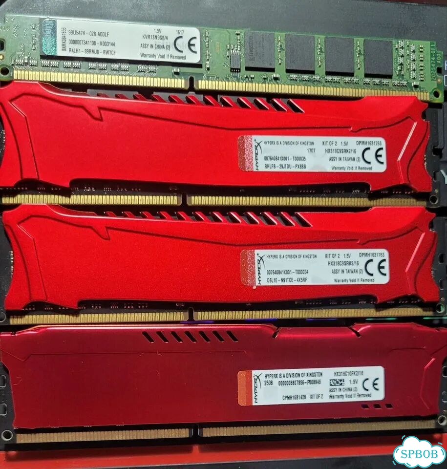 Оперативная память ddr3 4 + 16 + 8 gb Kingston фото 1