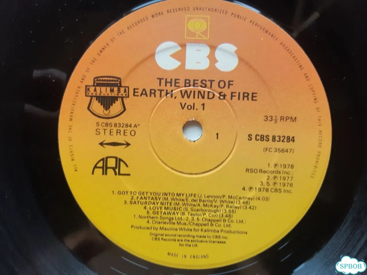 LP/ Earth Wind Fire/The Best Vol 1 фото 4