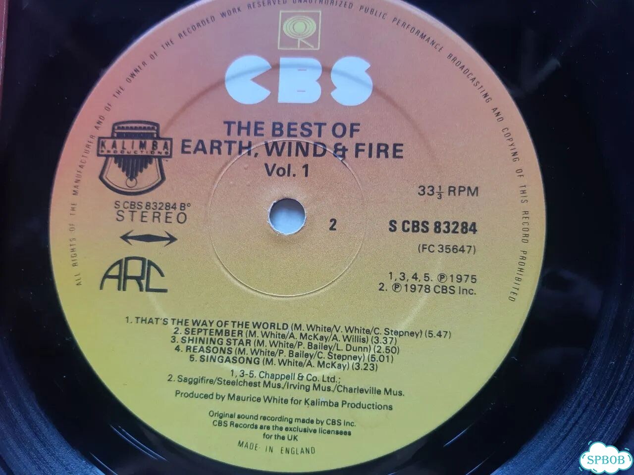 LP/ Earth Wind Fire/The Best Vol 1 фото 5