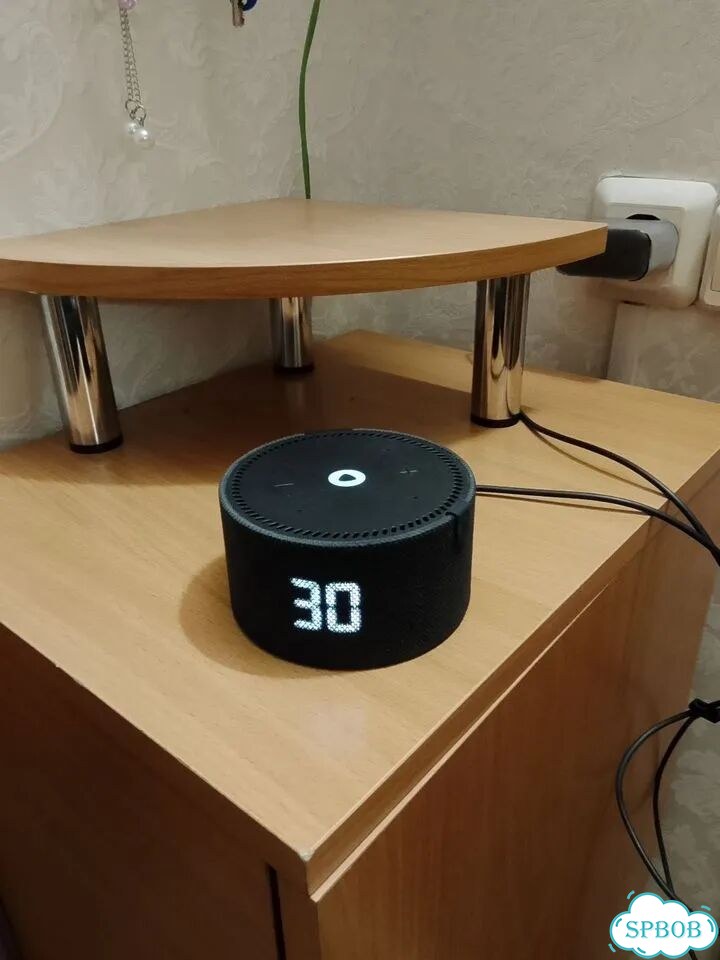 Yandex станция mini с часами фото 1
