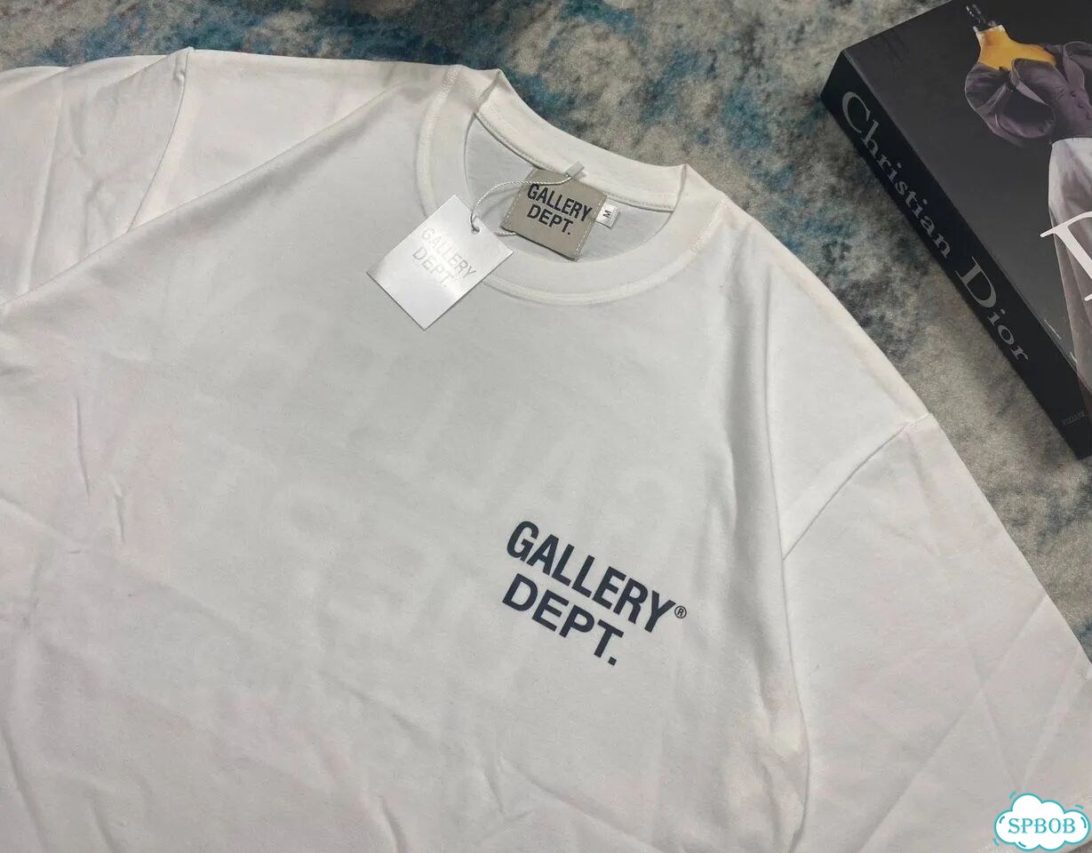 Футболка Gallery Dept Classic Logo белая фото 3