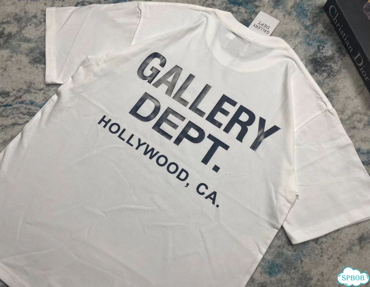 Футболка Gallery Dept Classic Logo белая фото 6