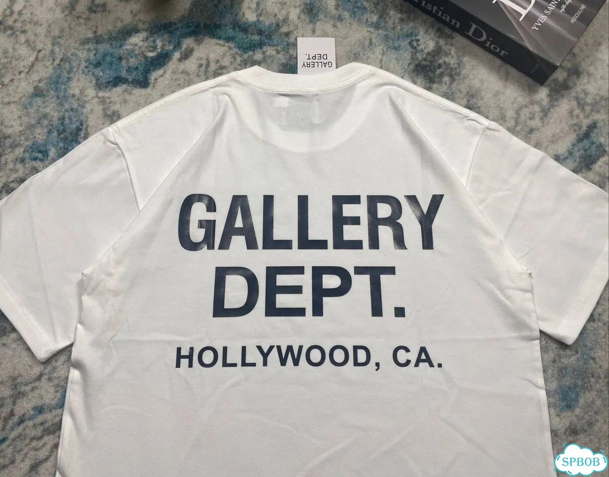 Футболка Gallery Dept Classic Logo белая фото 8
