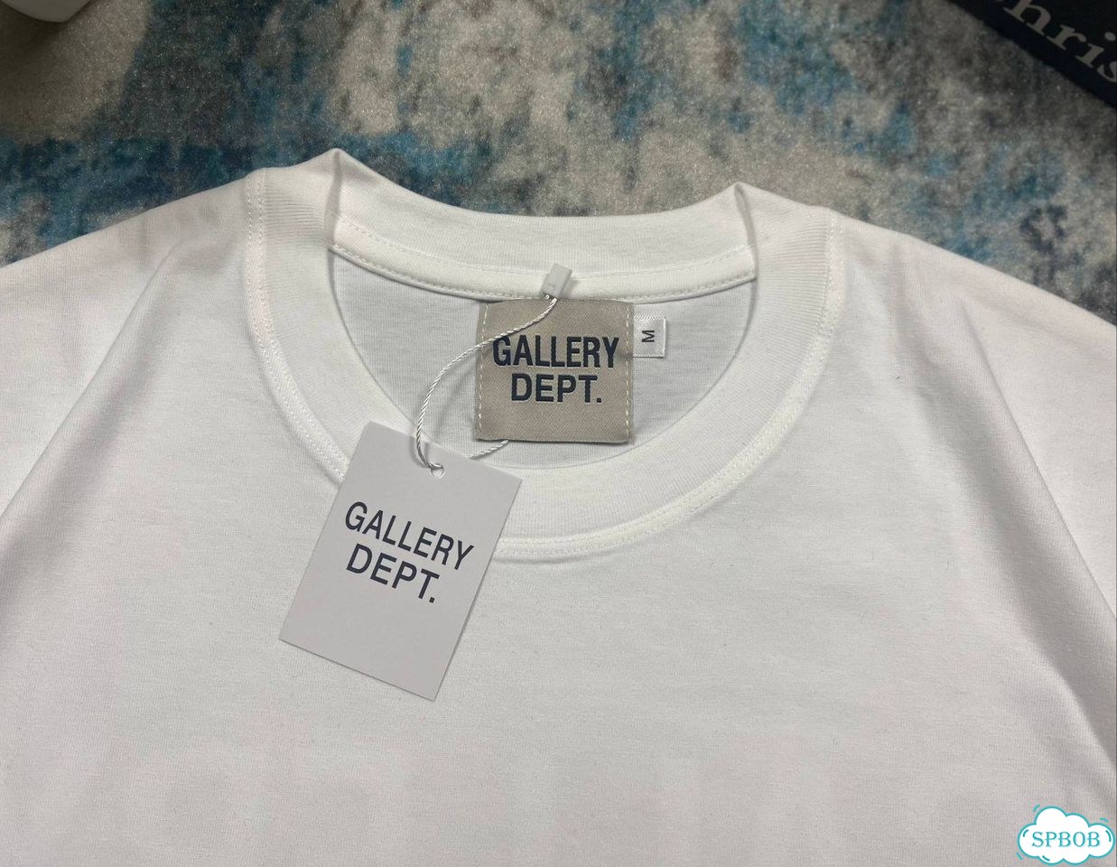 Футболка Gallery Dept Classic Logo белая фото 9