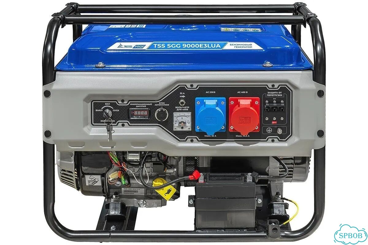 Бензиновый генератор TSS SGG 9000E3LUA — 220/380 В фото 2
