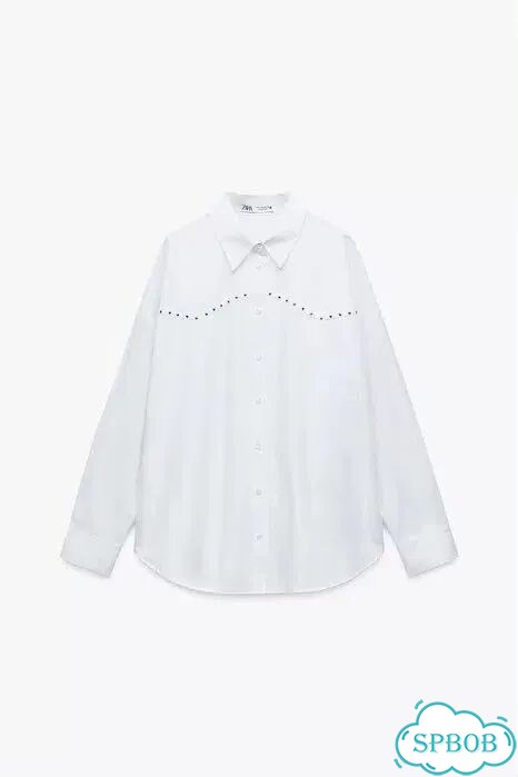 Новая рубашка женская Zara XS оверсайз оригинал фото 4