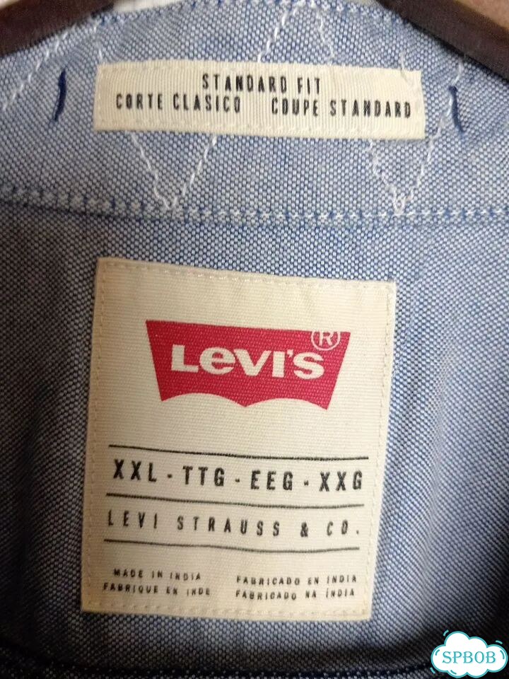 Рубашка Levis 54p. Оригинал made IN india 100 %X фото 2