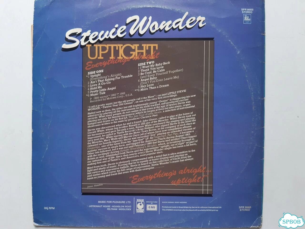 LP (винил) Stevie Wonder фото 3