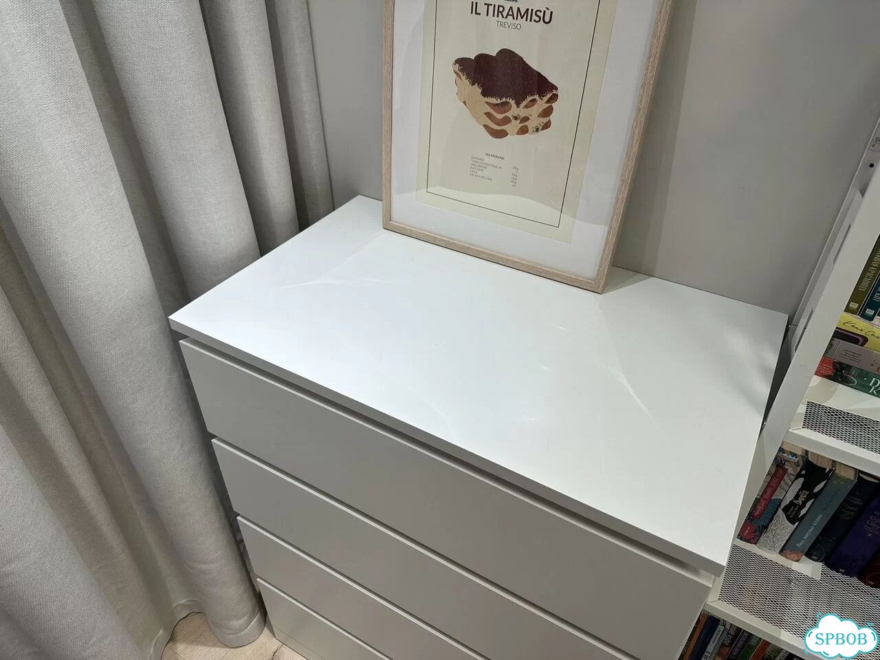Комод Мальм Икеа белый 4 ящика фото 2