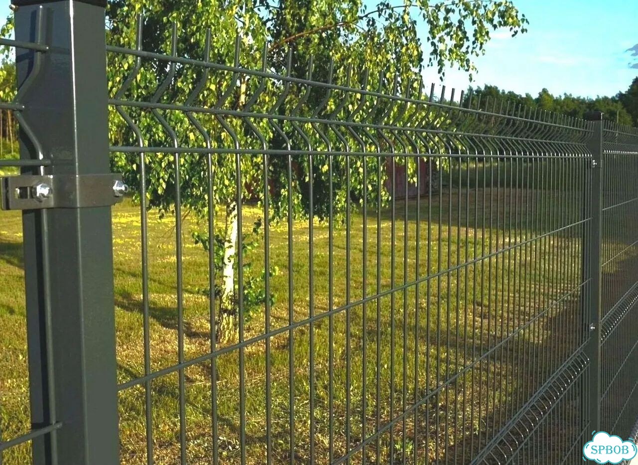 Забор из сетки 3Д фото 3
