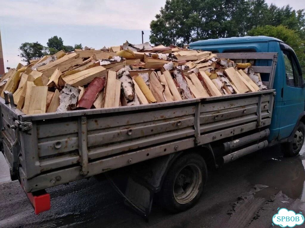 Колотые дрова навалом, 1–3 м с доставкой по ло фото 1