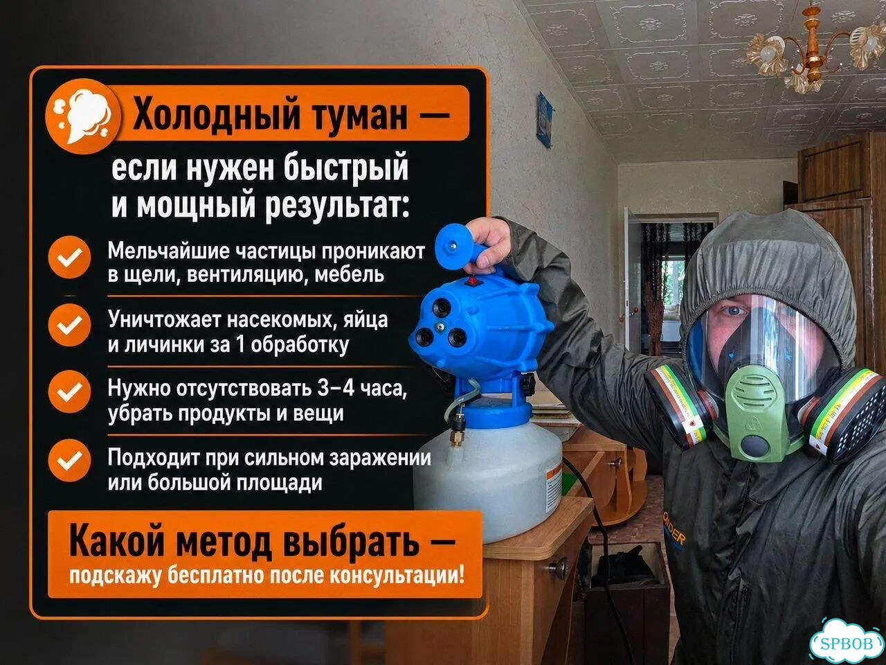 Уничтожение дезинфекция тараканов клопов блох фото 3