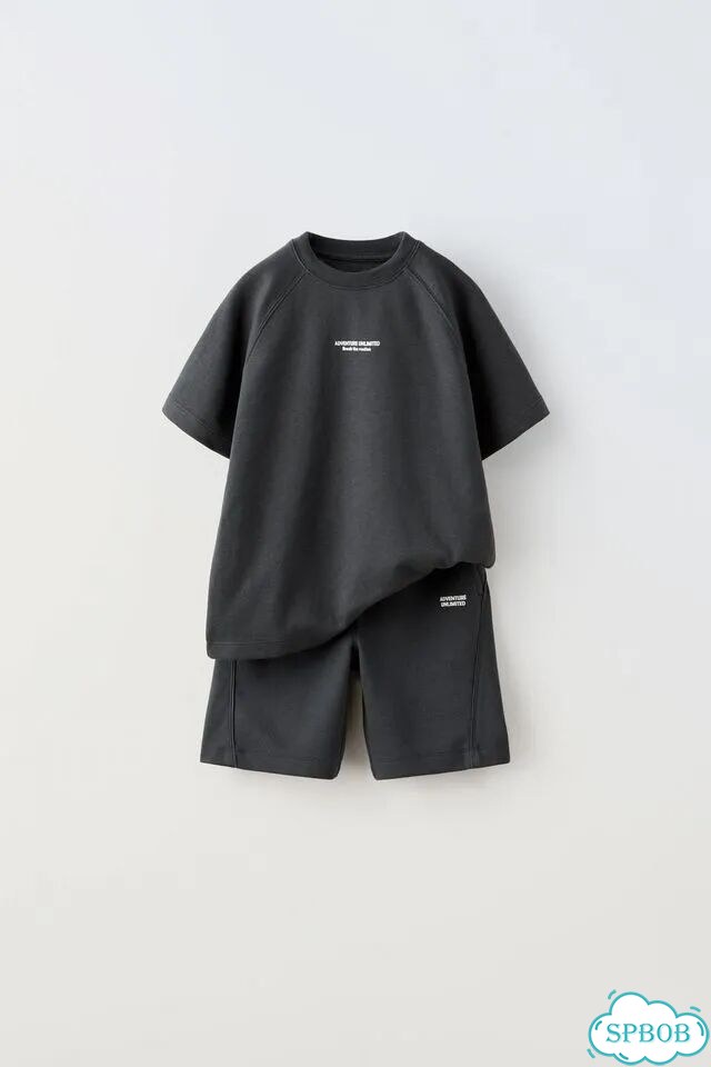 Летний костм на мальчика Zara 164 Футболка и шорты фото 1
