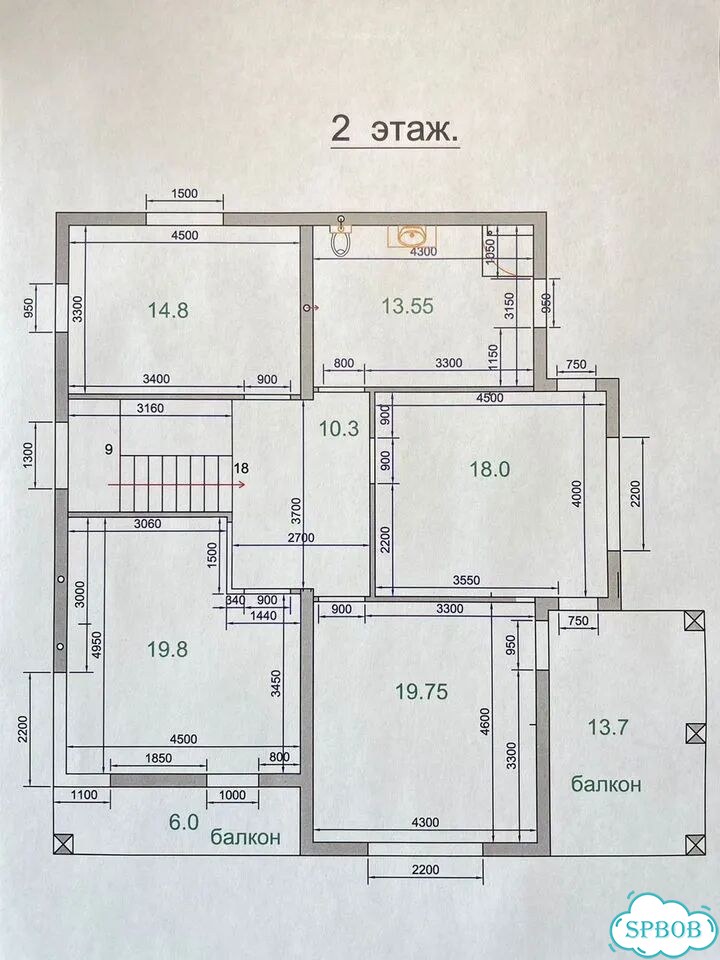 Дом 247,8 м² на участке 10 сот. фото 2